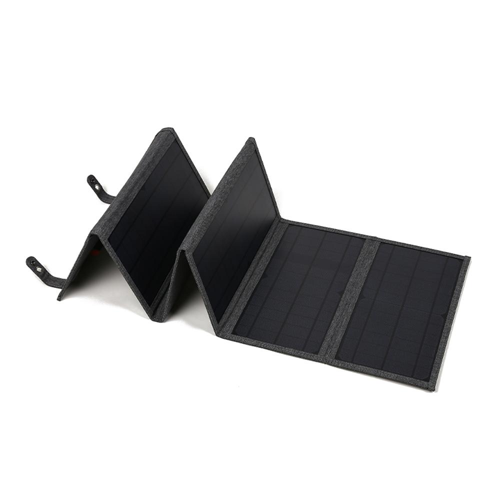 Портативная солнечная панель 60 Вт, складная монокристаллическая кремниевая солнечная зарядная плата с QC3.0/5V