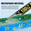 Waterproof Fish Measuring Ruler 130Cm Foldable Fishing Measuring Tape Sticker Fishing Accessories Tackle Tool