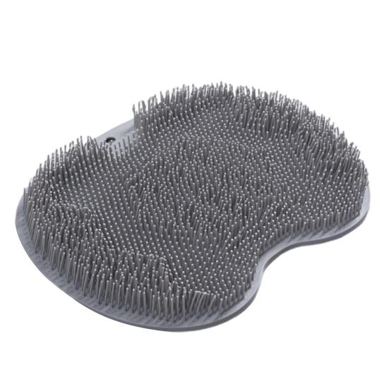 Коврик для ног Глубокая очистка Мойка для ног в душе с массажными щетинками Легко чистить Сушить Снимает усталость Присоски Скраб для ухода за ногами