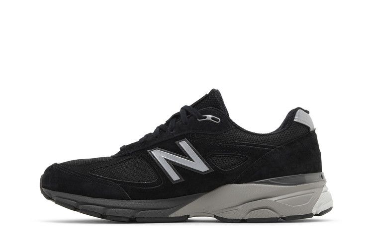 Мужские кроссовки New Balance 990v4 MiUSA Черный Серебристый Черный/Серебристый