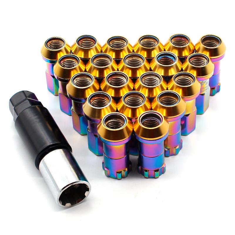 DEFT Racing Композитная Сталь Противоугонные Гоночные Гайки Колес M12x1.5 Автомобильные Противоугонные Диски Ступичные Гайки Для Honda Civic 20 шт