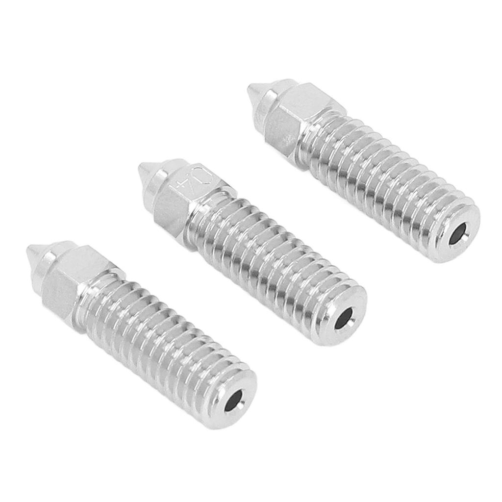 3Pcs 3D Printer Extruder Nozzle 1.75mm M6 High Speed Hotend Extruder Nozzle for Creality K1