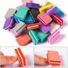 50Pcs/set Mini Nail File Blocks Colorful Sponge Sanding Buffer Strips Nail Polishing Manicure 16Z