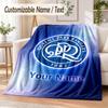 Custom Text Flannel Blanket Queens Park Rangers FC Print Warm Cozy Blanket Home Sofa Bedding