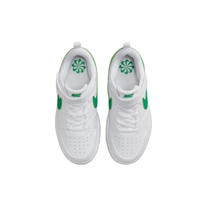 Nike Court Borough Low Recraft PS Белые детские кроссовки Stadium Green Football-серые DV5457-109