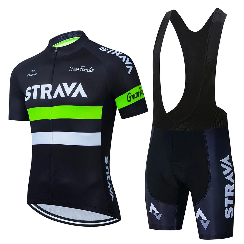Cycling Suit Set Strap Short Sleeve Set Cycling Suit 2026 Summer Breathable Cycling Suit Set