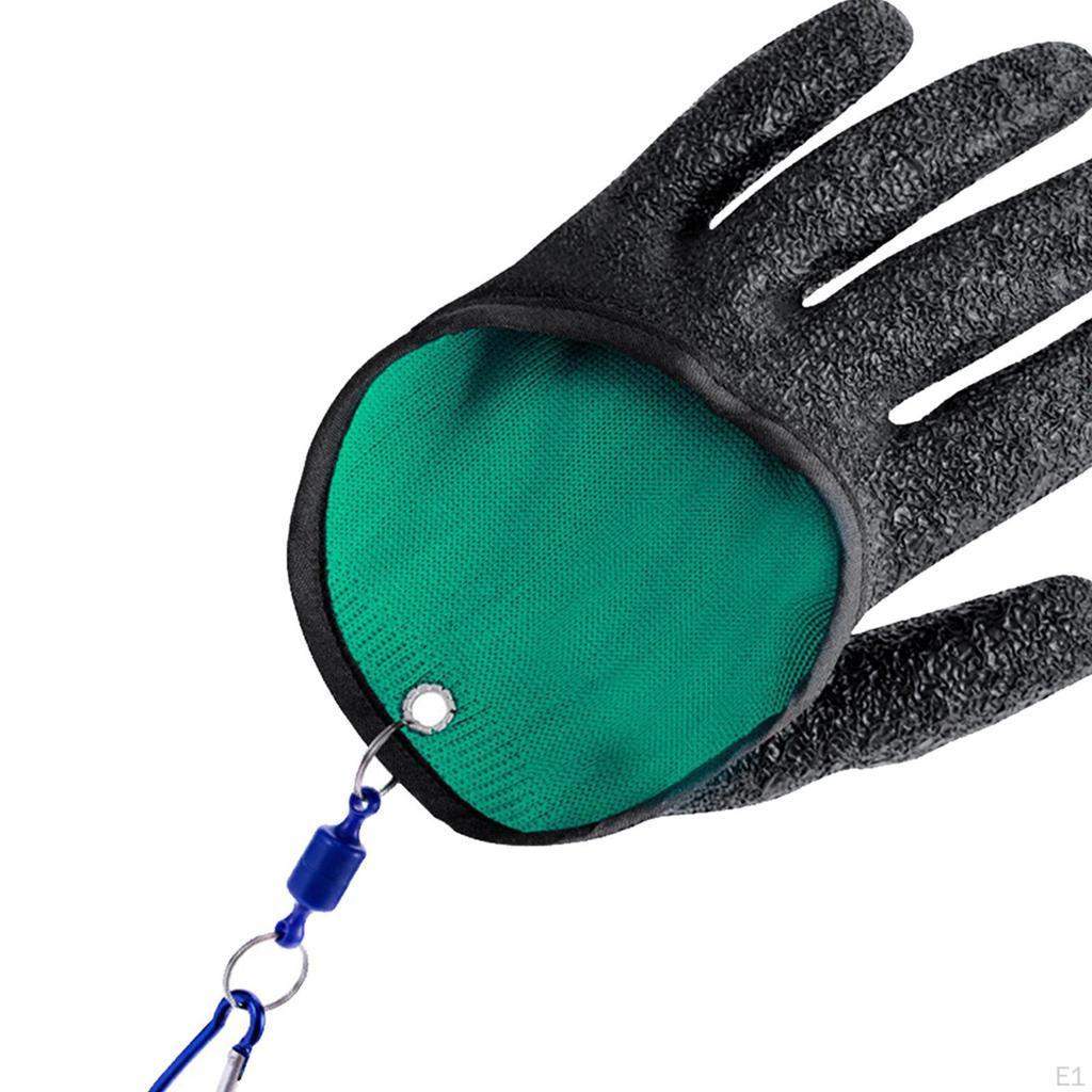 Перчатки для рыбалки нескользящие, устойчивые к проколам, с крючком для работы на открытом воздухе