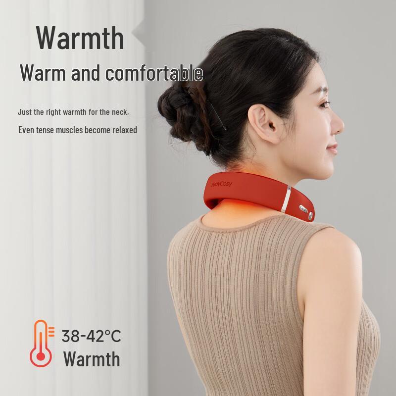JeoyCosy Low-Frequency Pulse Neck Massager with Heat and Sleep Mask Set CN plug (adapter included)