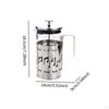 Кофеварка-пресс с системой фильтрации Портативный кувшин Креативный нагреватель из нержавеющей стали