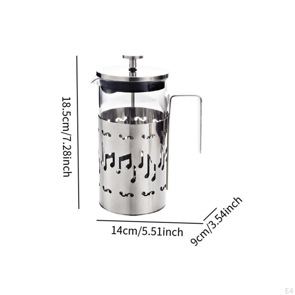Кофеварка-пресс с системой фильтрации Портативный кувшин Креативный нагреватель из нержавеющей стали