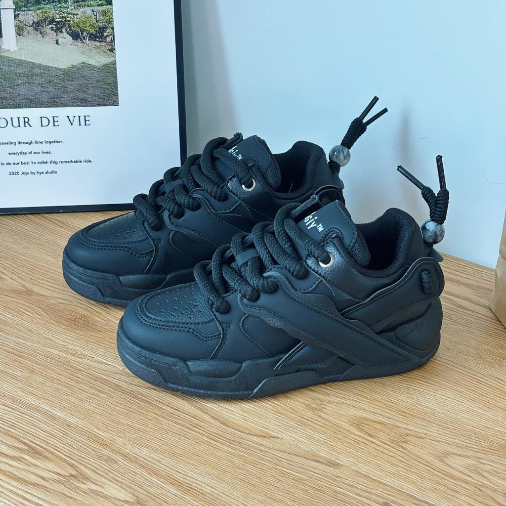 Bread Shoes Women'S Little White Shoes Women'S Heightening Sports Shoes Versatile Casual Lightweight Thick Baseplate Shoes