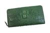Kimono Crocodile Wallet Green Genuine Back Leather Matte Finished Single Piece Leather Centered Crown Top Quality Product [Luxury Store]