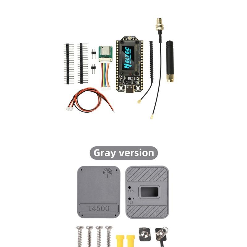 Big Antenna Heltec WiFi LoRa 32 V4 868MHz Development Board Kit Meshtastic ESP32 SX1262 With Case GPS For Arduino IoT LoRaWAN