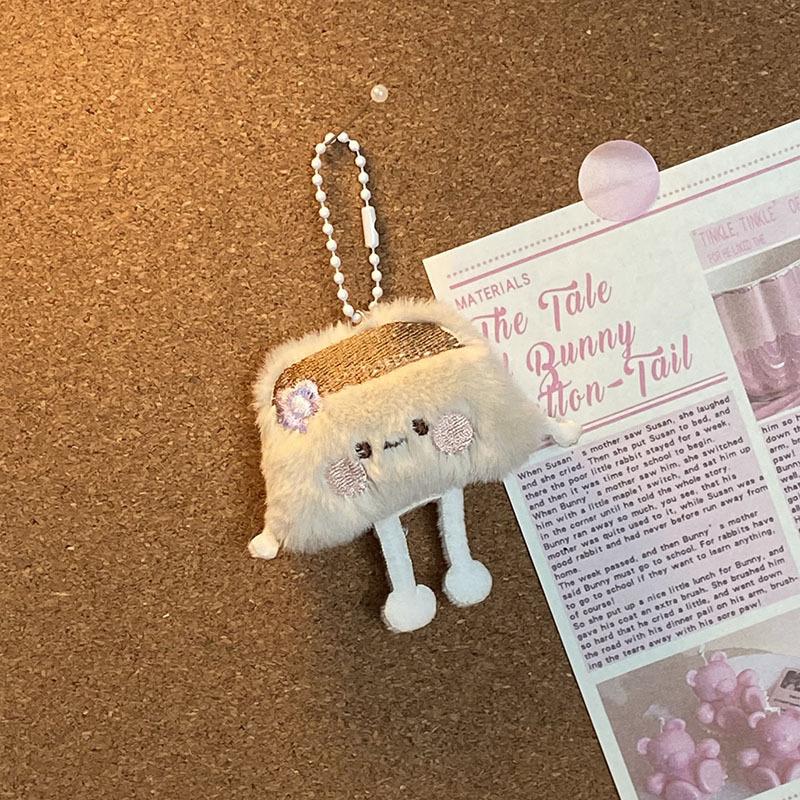 Милая кукла-суши, пельмени, брелок для девочек, мультяшный мягкий плюшевый брелок, женская сумка, аксессуары