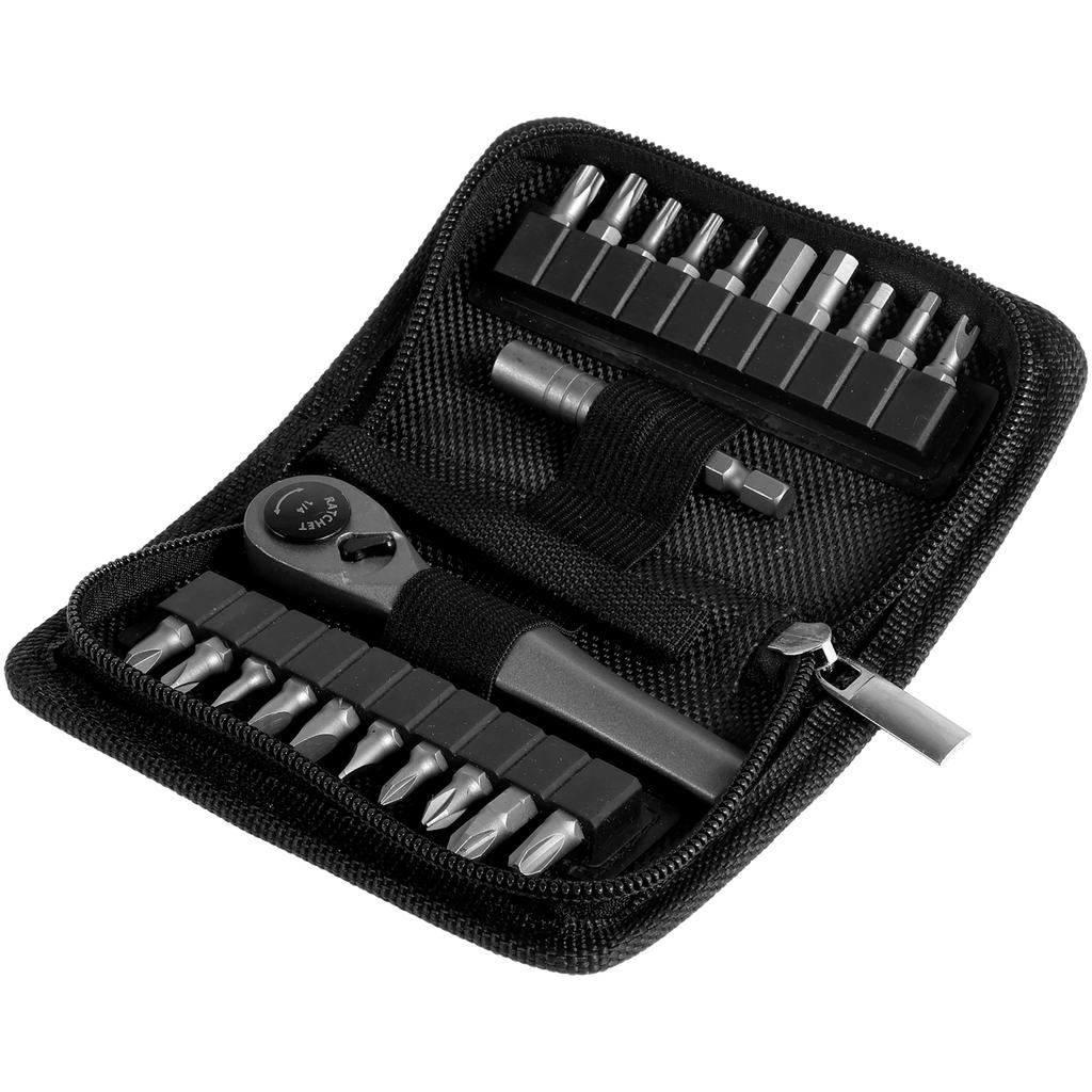 Набор мини-ключей с трещоткой 22 в 1, многоцелевой набор угловых отверток, быстросъемный ключ с трещоткой и высоким крутящим моментом, инструмент для ремонта
