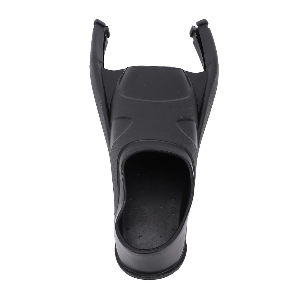 Freediving Fin Foot Pocket TPR Longblade Long Wing Diving Fin Foot Pocket for Swimming Equipment Black S(37 To 38)