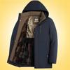 Middle-aged Men's Father's Winter Coat, Cotton Coat, Velvet and Thickened Cotton Coat and Jacket