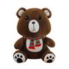 Soft and cute bear dolls, plush toys, children's gifts, cartoons, fried dolls, home ornaments, scribbled dolls, pillows