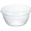 HARIO Made In Japan Heat Resistant Glass Single Mouth Bowl 400ml KB-40-BK Clear