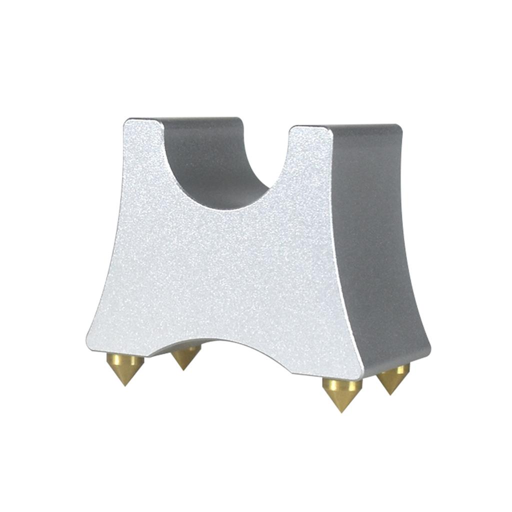 4 шт. Стойка-подставка для кабельного лотка Hi-Fi, шип, опорная рама, прочный металлический держатель для акустического провода, многофункциональный, амортизирующий