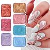 2.5g Nail Pigment Watercolor High Saturation Gradient Multi Colors Nail Art Glitter Solid Paint for Female