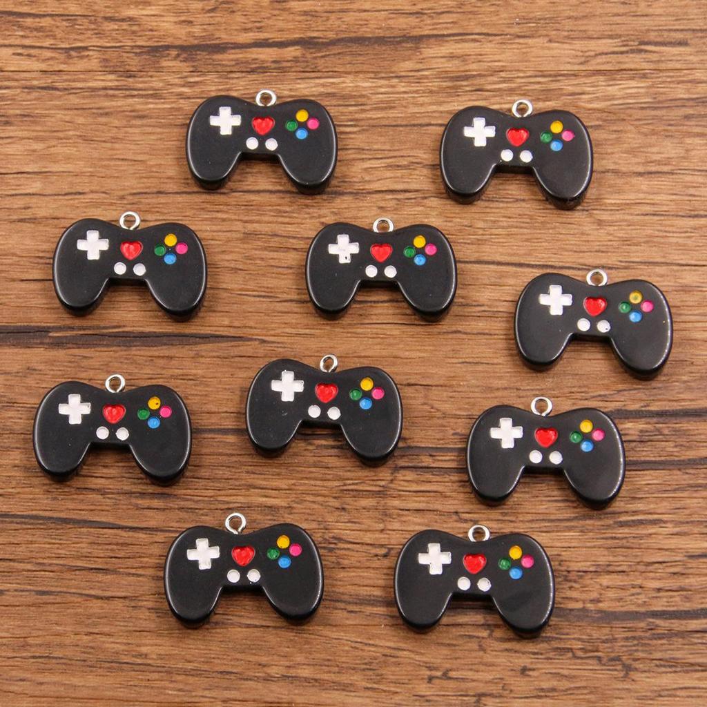 10-цветная подвеска из смолы для игровой консоли своими руками для подвески, браслета, ожерелья или багажа