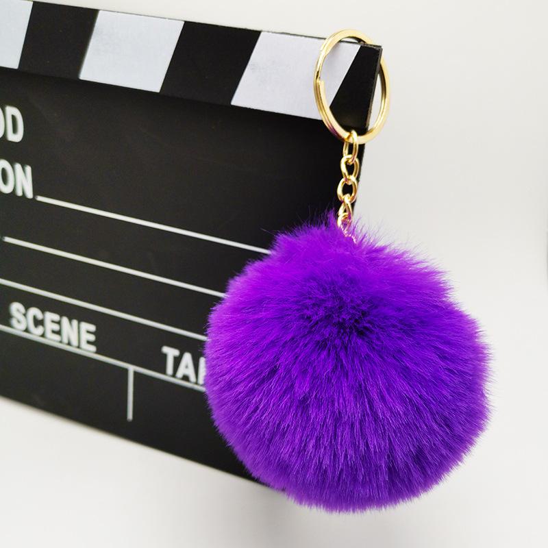 Плюшевый шарик-подвеска в виде кролика 8 см Женский багаж Плюшевый брелок-подвеска Аксессуары для сумки Подарки