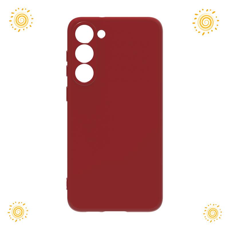 Подходит для Samsung Galaxy S26FE имитация жидкого силикона чехол для мобильного телефона S26ULTRA скругленный край мягкий чехол чехол