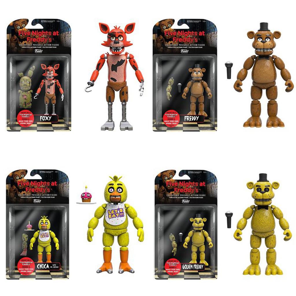 Fnaf Пять Ночей с Фредди Фигурка на шарнирах Золотой Фредди Для Детей