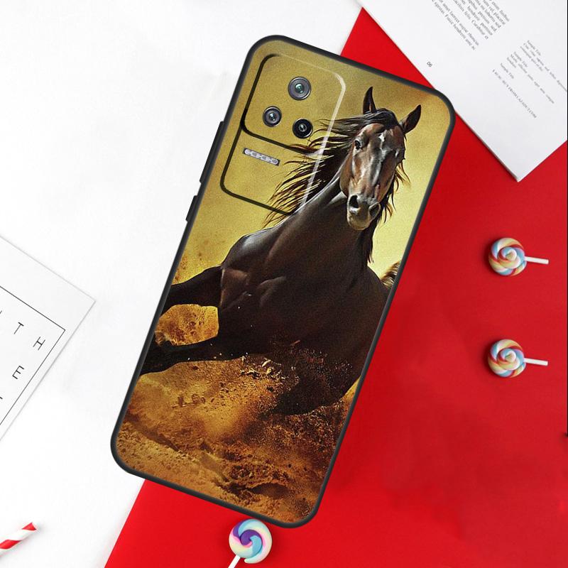 Чехол «Скачущая лошадь» для Xiaomi 11T 12T 13T 14T Pro 13 14 15 Ultra POCO X7 Pro X3 X5 X6 F5 F6 M6 Pro