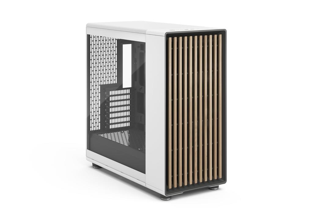 Корпус Full Tower PC Fractal Design North XL RC Chalk White TG Clear Oak Wood с панелью из закаленного стекла (белый) FD-C-NOR1X-06 CS9181