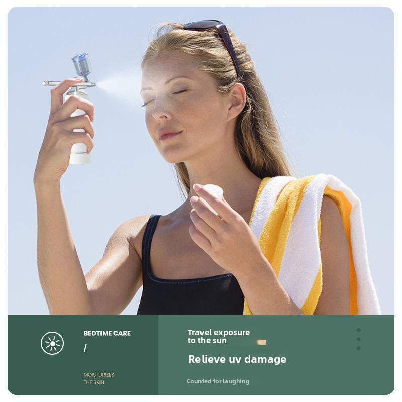 Oxygen Injection Meter Spray Handheld High Pressure Hydrating Meter Facial Cleansing Moisturizing Humidifier Beauty Meter