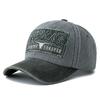 Унисекс washed cotton cap Винтажные бейсболки Вышивка букв TEXAS Повседневная для активного отдыха и спорта Кепка-папа Для мужчин и женщин