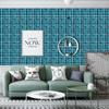 Kitchen Fashion Mosaic Self-adhesive Removable Tile Stickers Wallpaper Wall Stickers DIY Home Decor