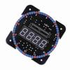 DIY Light Control Rotation Digital LED Electronic Temperature Clock Kit Suite WUSB Cable Blue