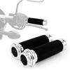 Motorcycle Black Hand Grips 1 Inch Handlebar Grips Universal for Touring Street Glide FLHX Bobber Chopper Cafe Racer