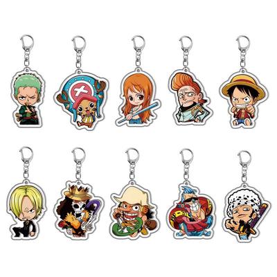 Акриловый брелок One Piece Луффи Ророноа Зоро - сопутствующие подвески для сумки и брелоки