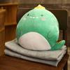 Cartoon Office Pillow Quilt 2 In 1 Car Cushion Multi-Function  Blanket Cushion Decor Nap Blanket for Afternoon Rest