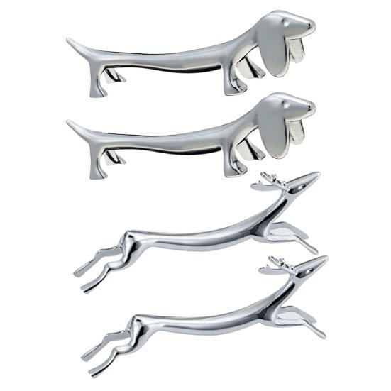 4 шт. держатель для палочек для еды милый такса олень форма цинковый сплав ложка вилка подставка подставка для палочек домашняя кухня гаджет