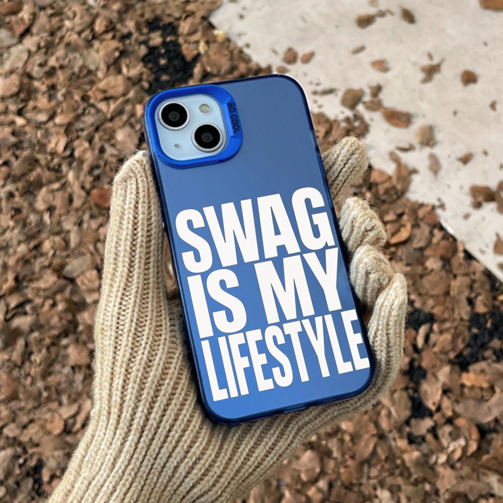 Hip-hop Swag logo lifestyle fashion Phone Case For lMDColor Silver Shell For lPhone 17 16 e 15 14 13 12 11 Pro Max Plus