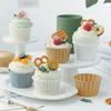 Бумажный стаканчик для кексов, булочка, чашка для маффинов, высокотемпературный жиронепроницаемый бумажный лоток, десерт, паровая духовка, съедобная форма для выпечки, новая