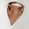 Bohemian Pattern Triangle Hair Scarf Retro Ethnic Print Protective Head Cover Integrated Elastic Band Fashion Outdoor Kerchief