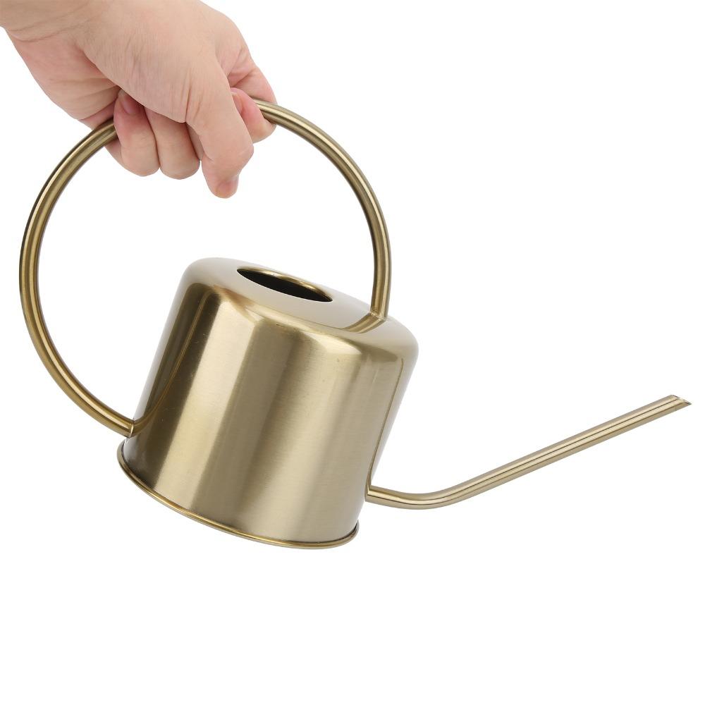 Long Spout Watering Can Gold Plant Watering Can Durable Decorative Watering Can For House Plants