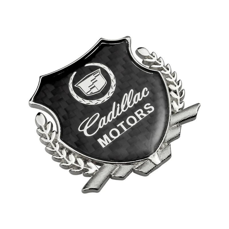 Значок из углеродного волокна для Cadillac Escalade CTS ATS SRX Deville BLS XT4 XT5 XT6 STS XTS SLR XLR CT4 CT5 CT6 Боковое окно автомобиля Эмблема
