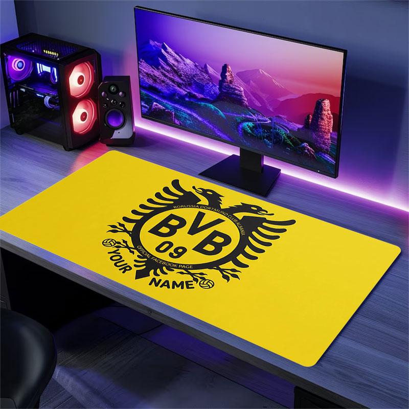 Custom Name,BVB 09 Mouse Pad, Large Gaming Desk Mat, Non-slip XXL Mousepad for Laptop & Tablet, Mini PC Playmat with Stitched Edges