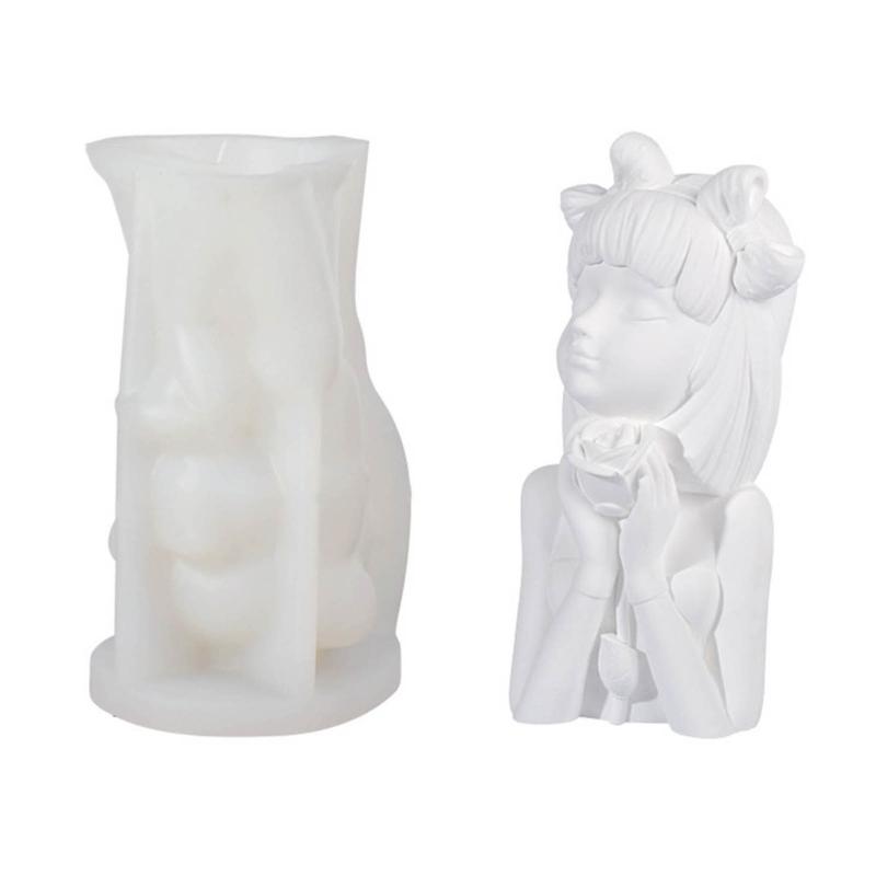 3D Девушка Силиконовая Форма DIY Изготовление Человеческого Тела Ароматное Мыло Гипсовые Формы Украшения Для Дома Подарки Ручной Работы