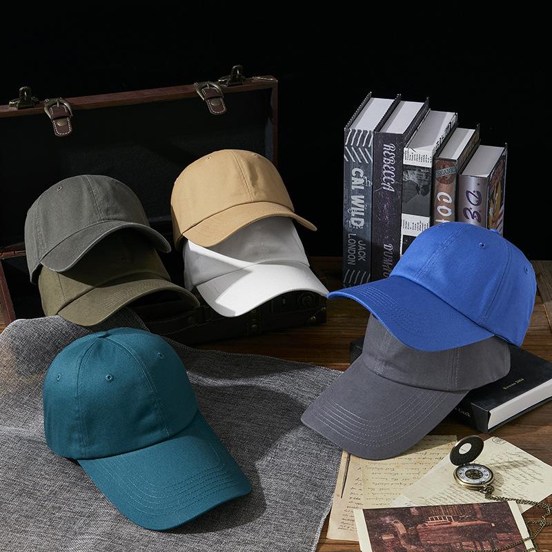 Бейсболка Four Seasons Cotton Soft Top Plus с длинными полями, облегченная версия кепки для мужчин и женщин, для активного отдыха, с маленьким утиным язычком