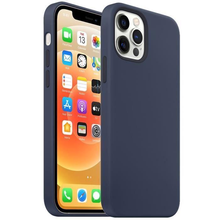 Защитный чехол - E.F.CONNECTION - для iPhone 12 Pro - Ударопрочный - Противоскользящий - Темно-синий