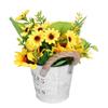 Simulation Sunflower Potted Plant High Simulation Dining Table Bonsai Fake Flower Yellow for Home Decoration