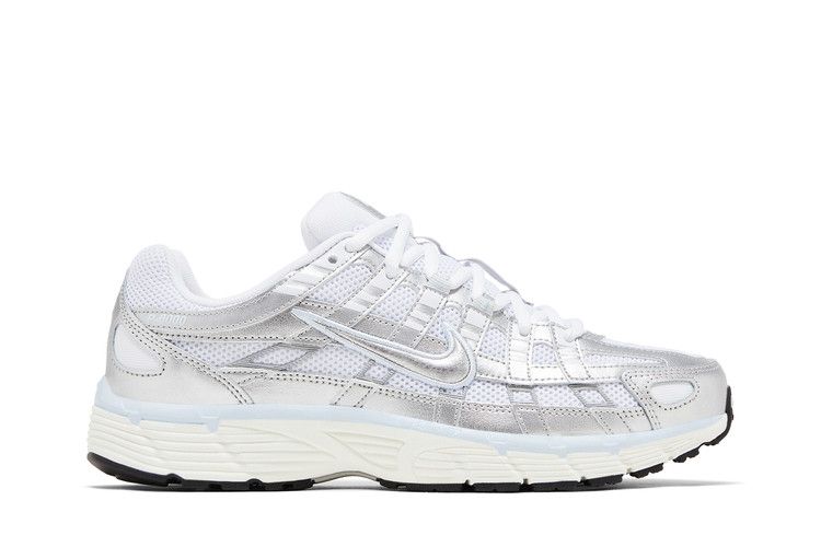 Nike P-6000 Белый Синий Оттенок Парусный Металлик Серебристый (Женский)